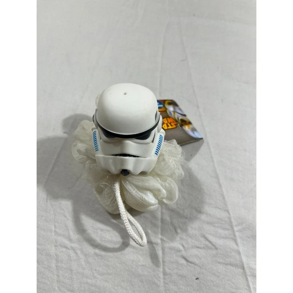 Star Wars Stormtrooper Squirting Bath Pouf Mesh Loofah Disney FunCare NWT